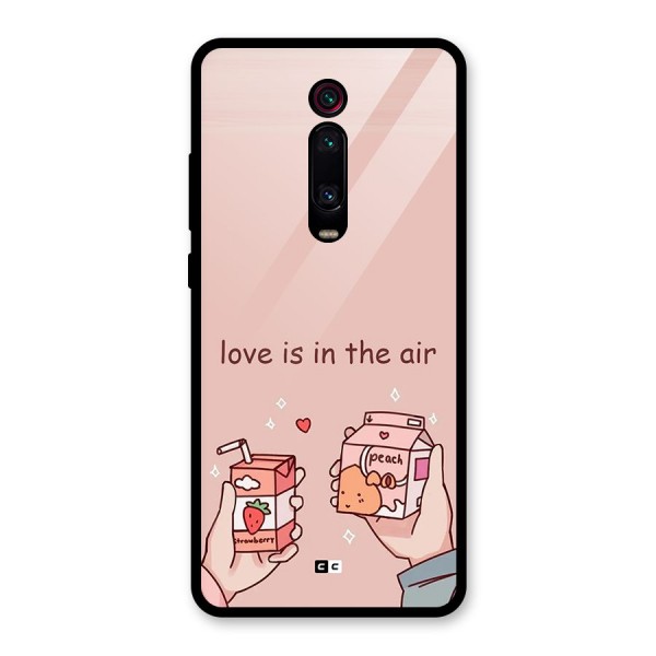 Love In Air Glass Back Case for Redmi K20 Pro