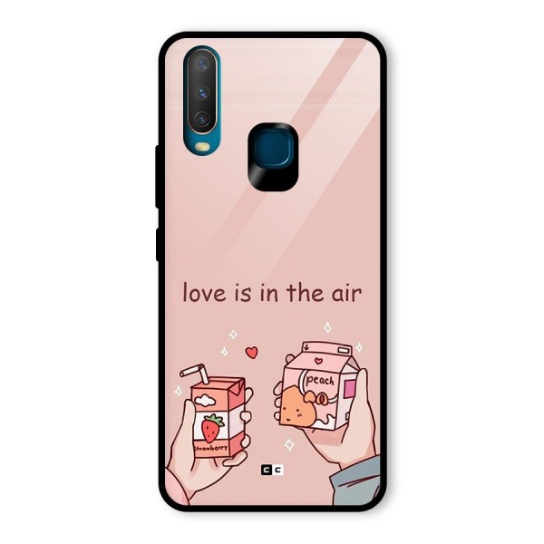 Love In Air Glass Back Case for Vivo Y12