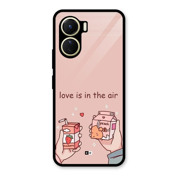 Love In Air Glass Back Case for Vivo Y16