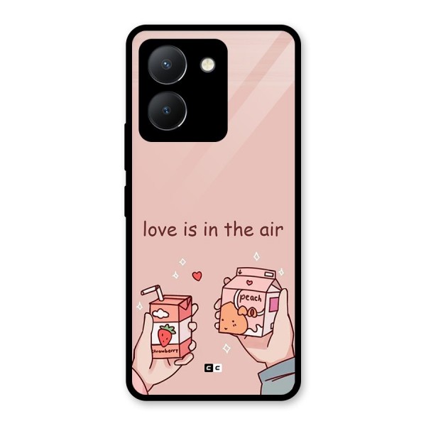 Love In Air Glass Back Case for Vivo Y36