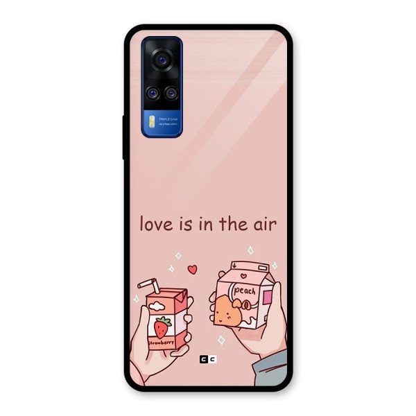 Love In Air Glass Back Case for Vivo Y51