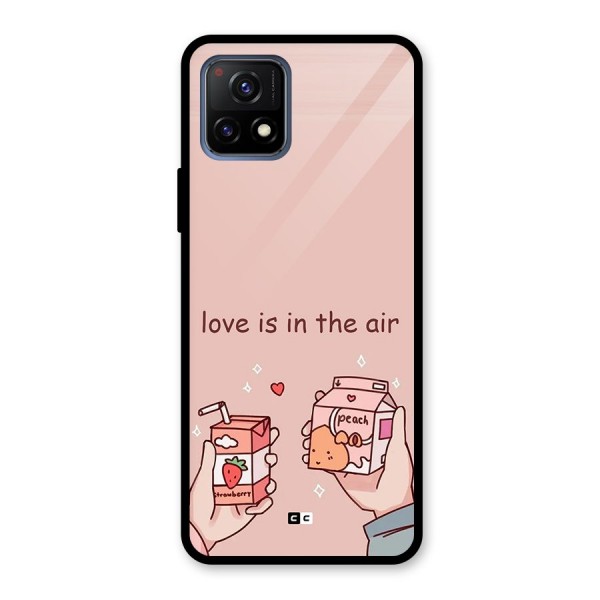 Love In Air Glass Back Case for Vivo Y72 5G