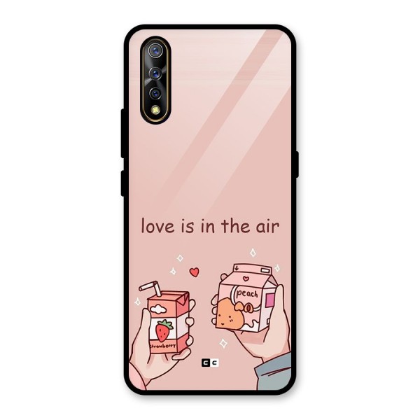 Love In Air Glass Back Case for Vivo Z1x