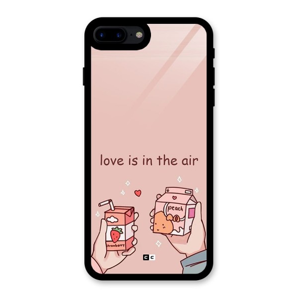 Love In Air Glass Back Case for iPhone 7 Plus