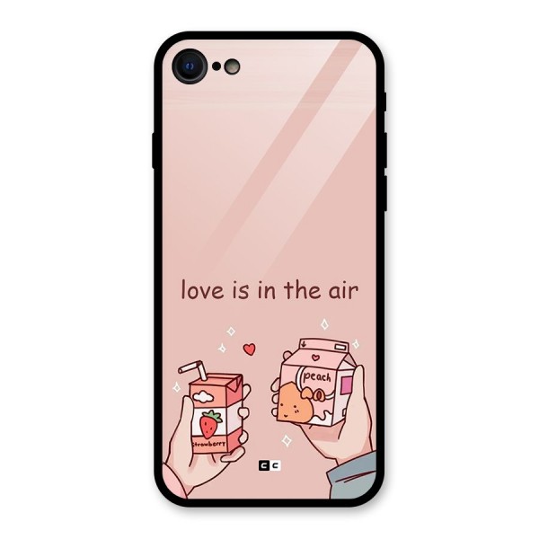 Love In Air Glass Back Case for iPhone SE 2020