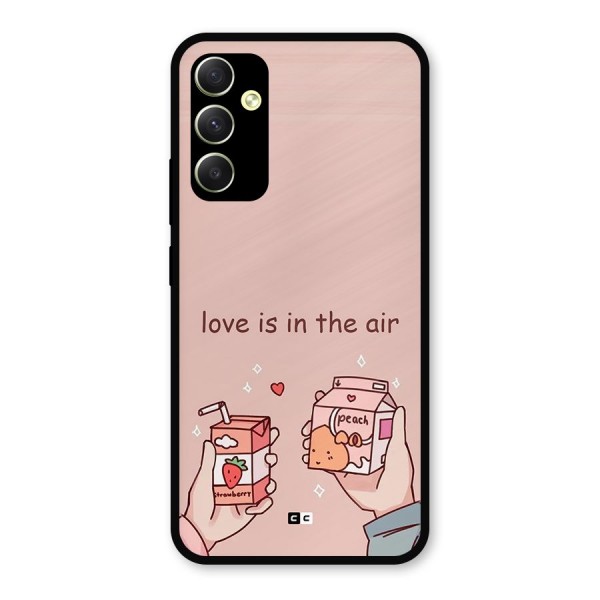 Love In Air Metal Back Case for Galaxy A34