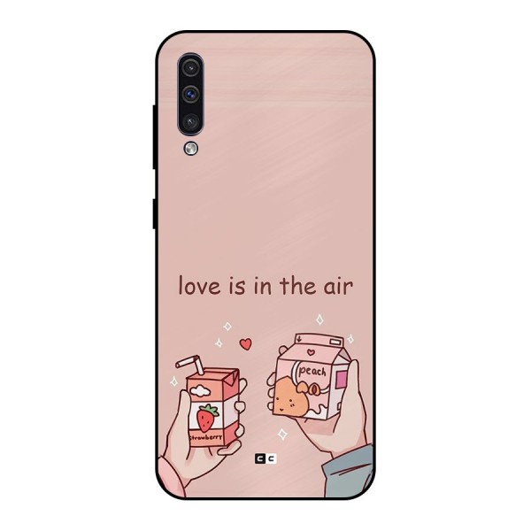 Love In Air Metal Back Case for Galaxy A50