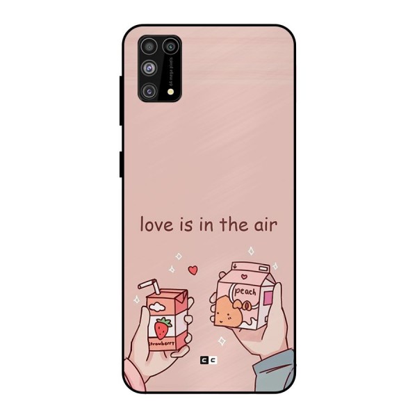 Love In Air Metal Back Case for Galaxy F41