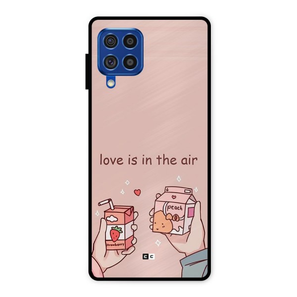 Love In Air Metal Back Case for Galaxy F62