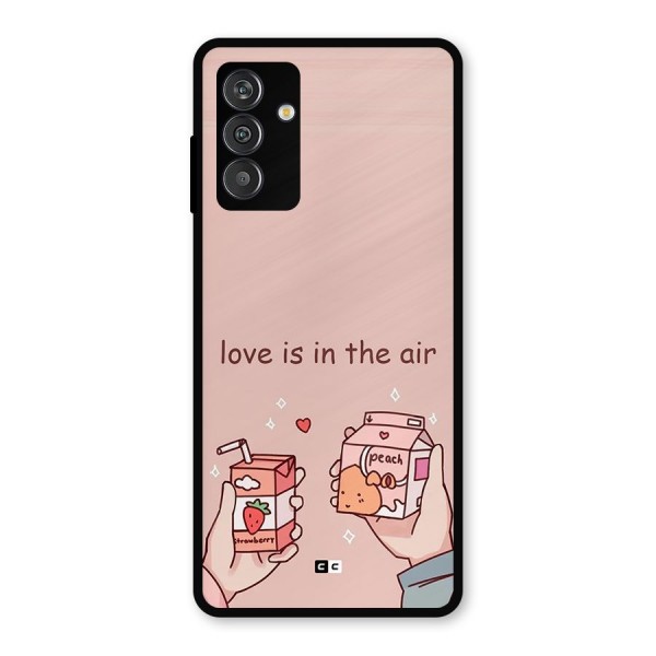 Love In Air Metal Back Case for Galaxy M14 5G