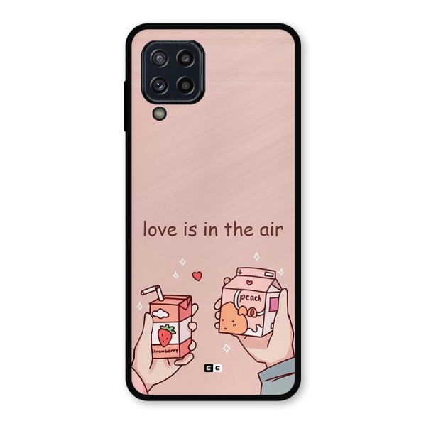 Love In Air Metal Back Case for Galaxy M32