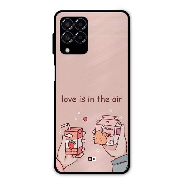 Love In Air Metal Back Case for Galaxy M53 5G