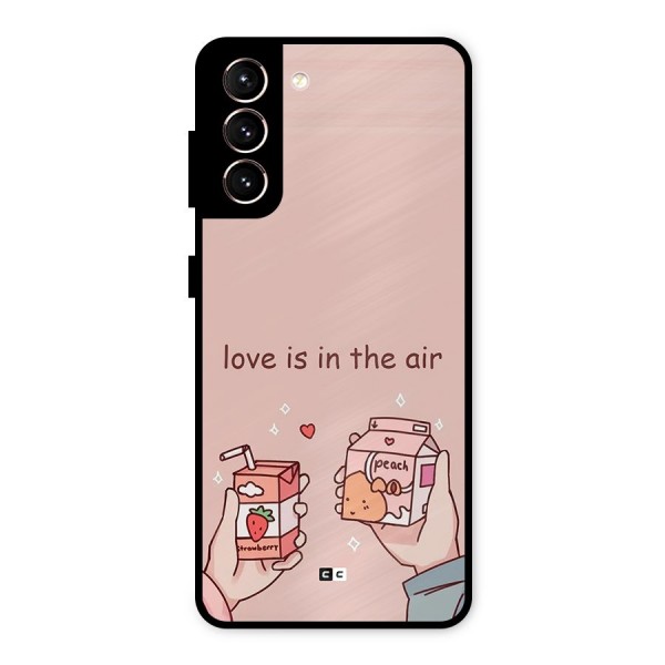 Love In Air Metal Back Case for Galaxy S21 5G