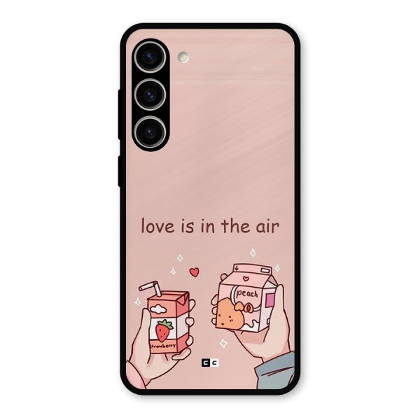 Love In Air Metal Back Case for Galaxy S23 Plus