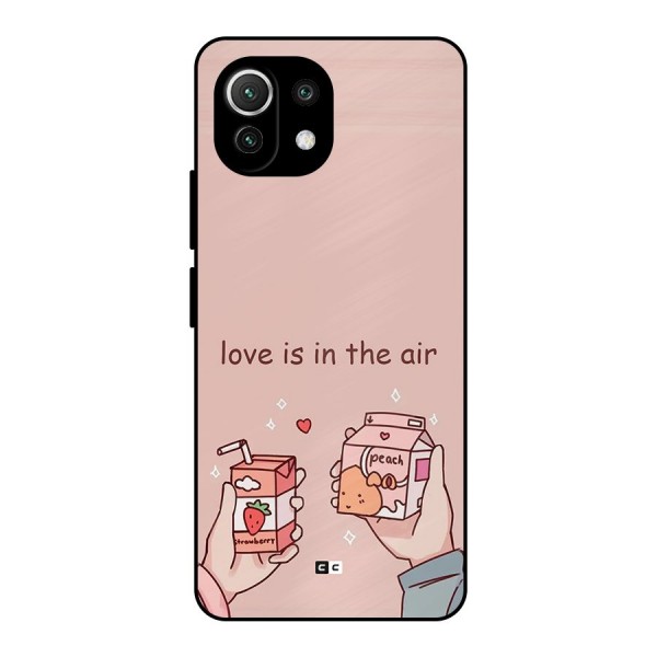 Love In Air Metal Back Case for Mi 11 Lite