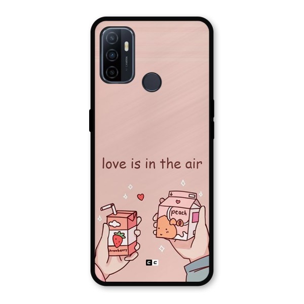 Love In Air Metal Back Case for Oppo A53