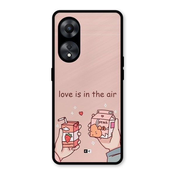 Love In Air Metal Back Case for Oppo A78