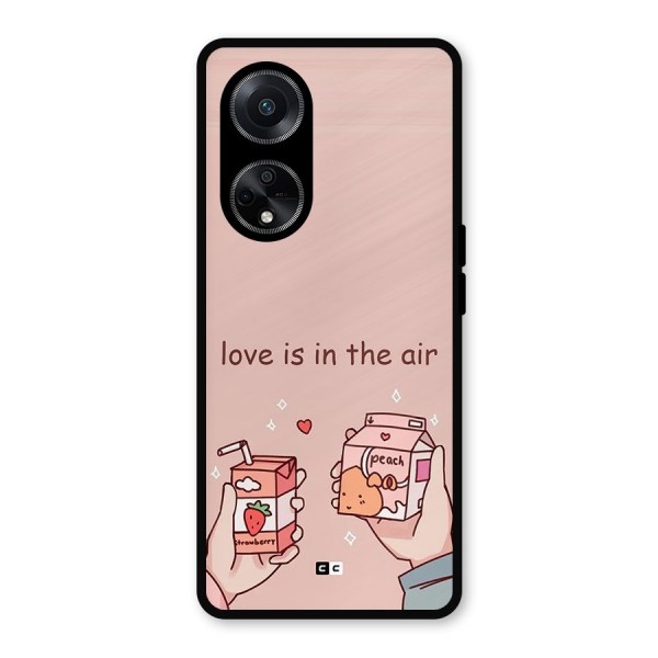 Love In Air Metal Back Case for Oppo F23