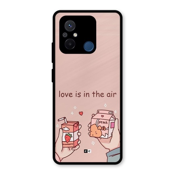 Love In Air Metal Back Case for Poco C55