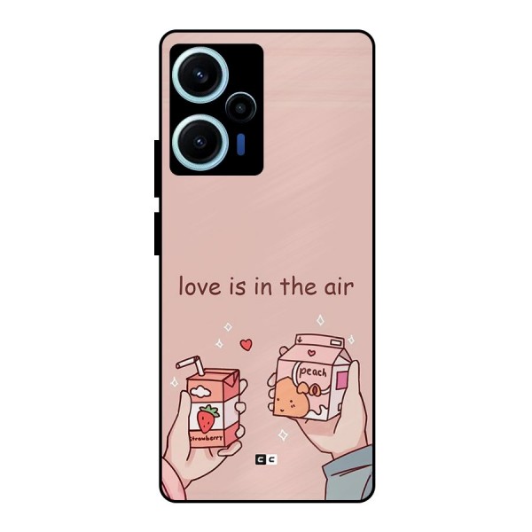 Love In Air Metal Back Case for Poco F5