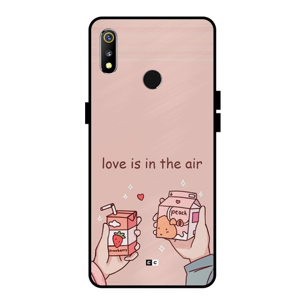 Love In Air Metal Back Case for Realme 3