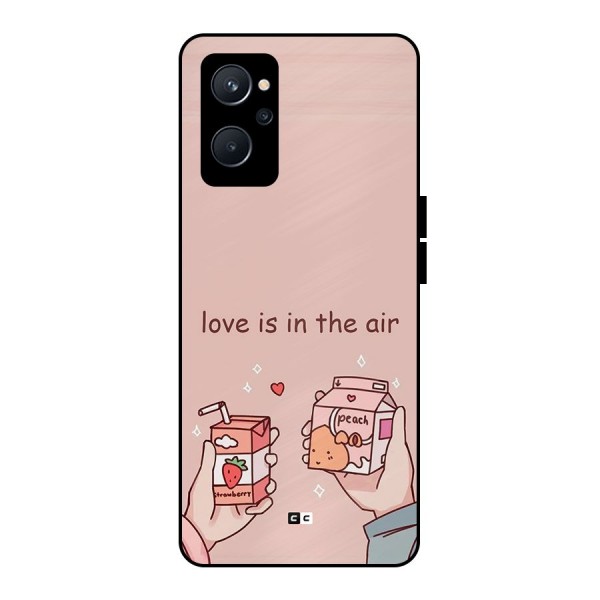 Love In Air Metal Back Case for Realme 9i 5G