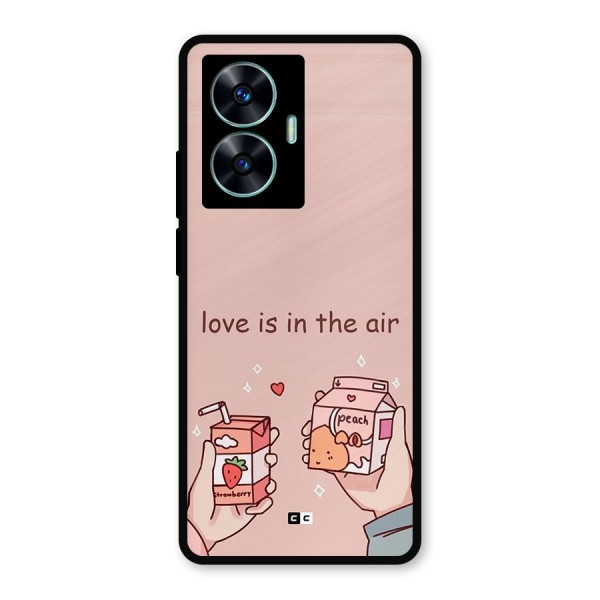 Love In Air Metal Back Case for Realme C55