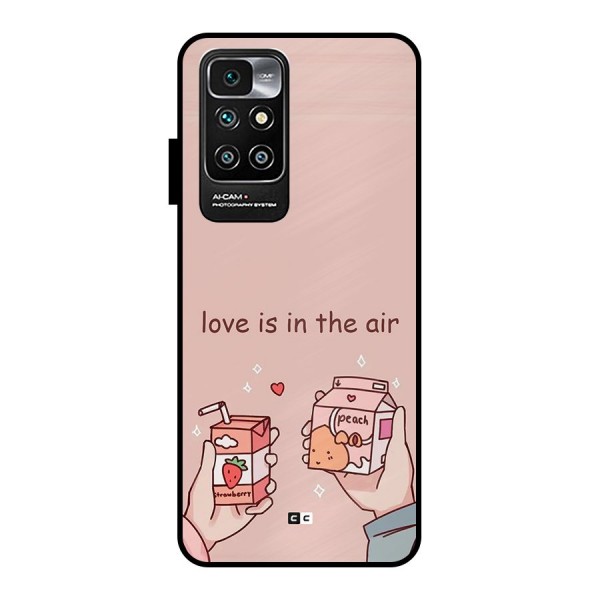 Love In Air Metal Back Case for Redmi 10 Prime