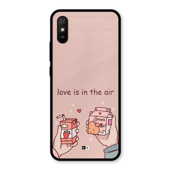 Love In Air Metal Back Case for Redmi 9i