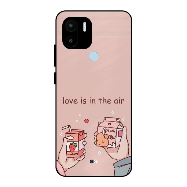 Love In Air Metal Back Case for Redmi A1 Plus