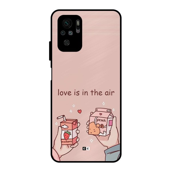 Love In Air Metal Back Case for Redmi Note 10S