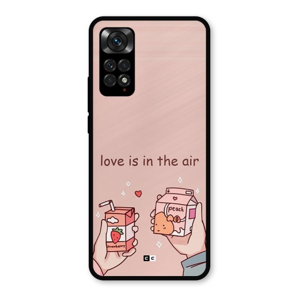 Love In Air Metal Back Case for Redmi Note 11