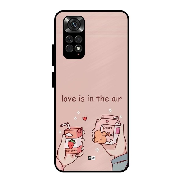 Love In Air Metal Back Case for Redmi Note 11 Pro