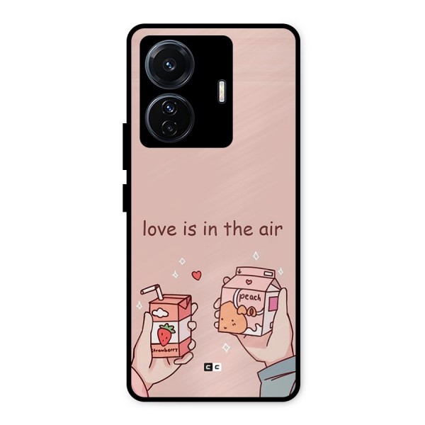 Love In Air Metal Back Case for Vivo T1 Pro