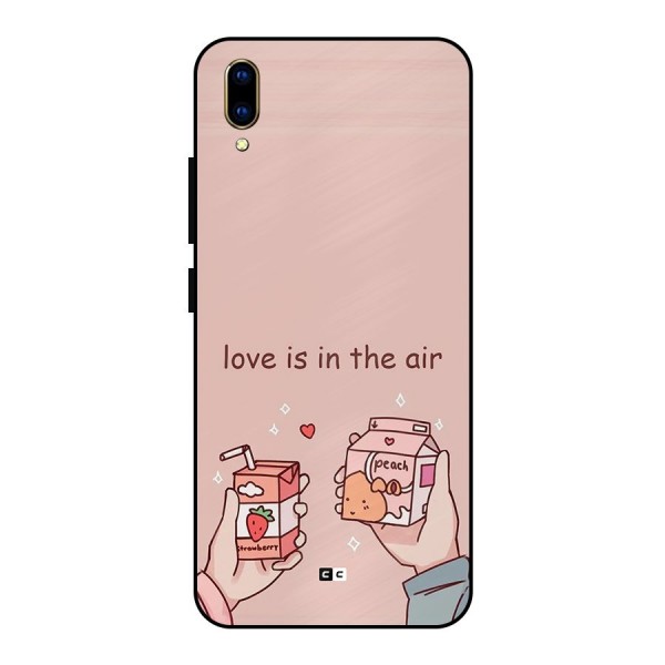 Love In Air Metal Back Case for Vivo V11 Pro