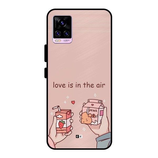 Love In Air Metal Back Case for Vivo V20 Pro