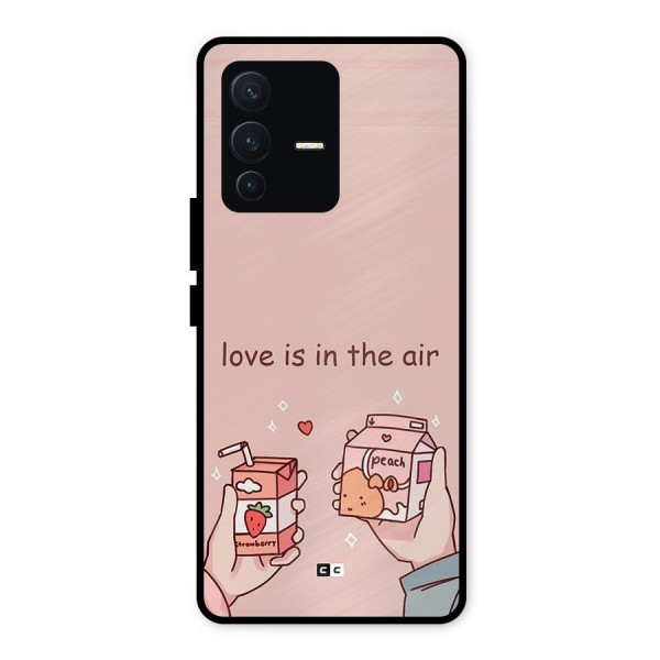 Love In Air Metal Back Case for Vivo V23 5G