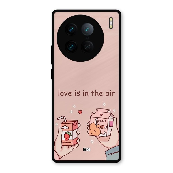 Love In Air Metal Back Case for Vivo X90 Pro