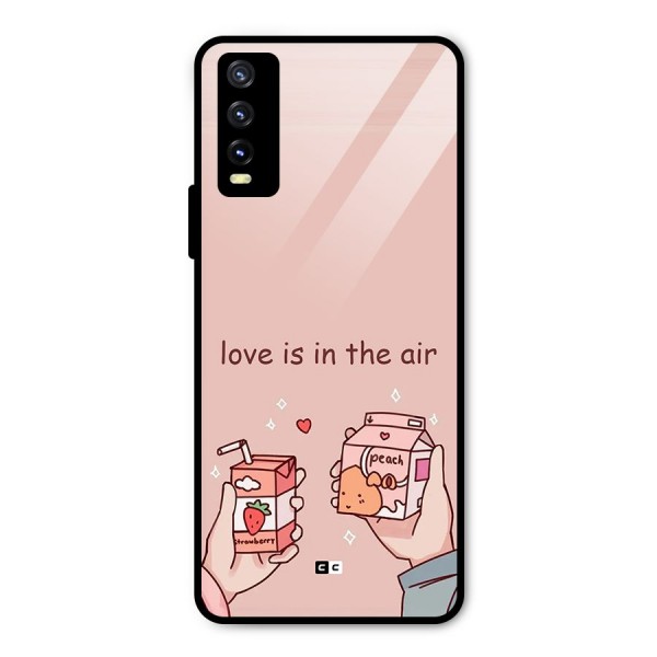 Love In Air Metal Back Case for Vivo Y20 2021