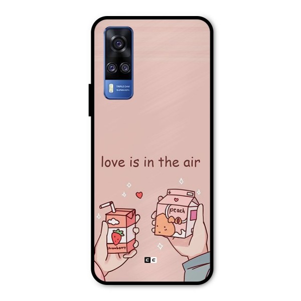 Love In Air Metal Back Case for Vivo Y31