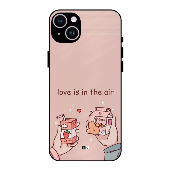 Love In Air Metal Back Case for iPhone 14 Plus