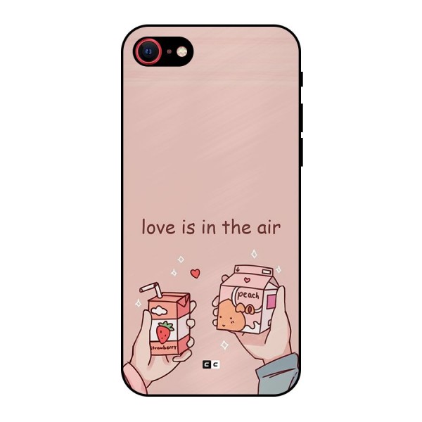 Love In Air Metal Back Case for iPhone 8