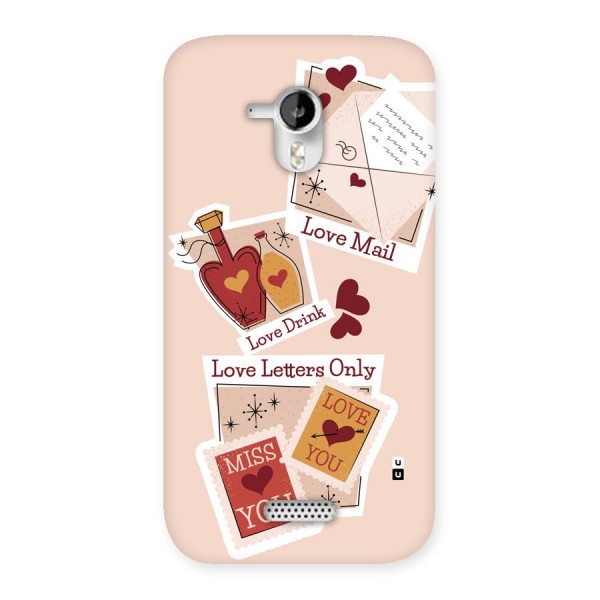 Love Language Back Case for Canvas HD A116