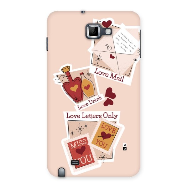 Love Language Back Case for Galaxy Note