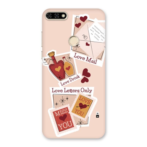 Love Language Back Case for Honor 7A