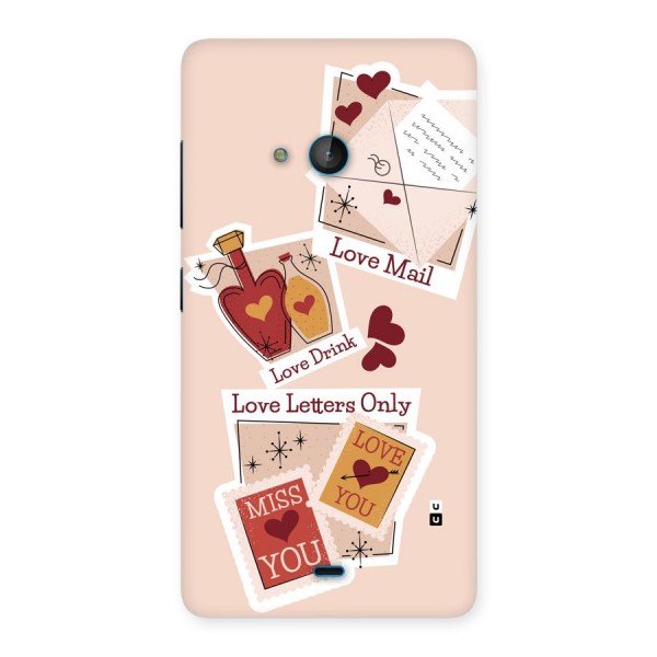 Love Language Back Case for Lumia 540