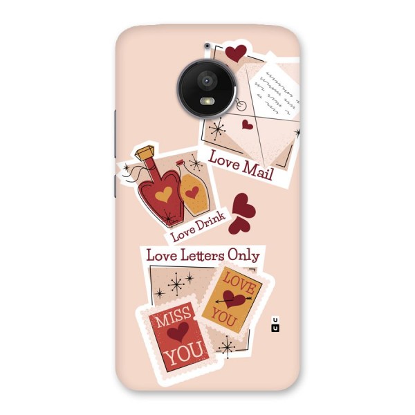 Love Language Back Case for Moto E4 Plus