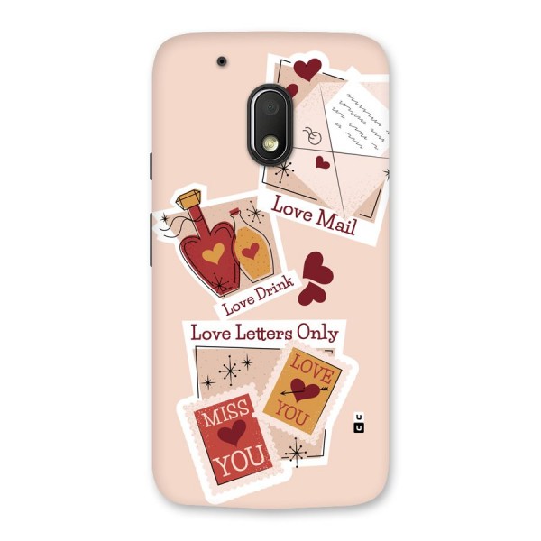 Love Language Back Case for Moto G4 Play