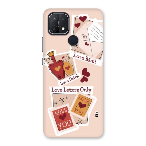 Love Language Back Case for Oppo A15s