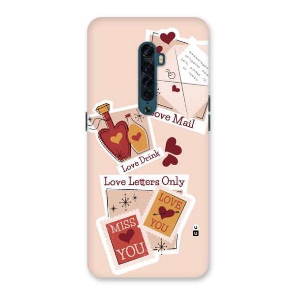 Love Language Back Case for Oppo Reno2